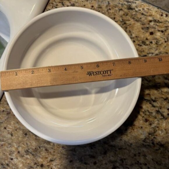 Fiesta Ware White Retired Betty Bowl Betty Crocker Serving Vegetable Side Dish - Picture 4 of 8